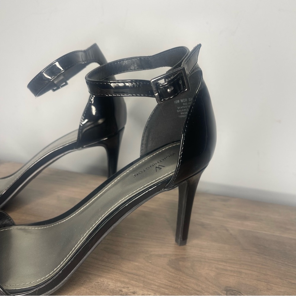 Worthington Black Bristol 3 1/2in Patent Leather Heels (10) - Picture 2 of 10